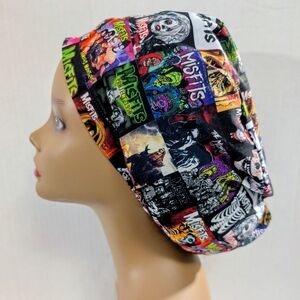 Misfit,Euro Style Scrub Cap, Scrub Cap, Surgery Hat, Chemo Hat